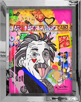 GENIUS EINSTEIN - Mixed Media Original