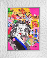 GENIUS EINSTEIN - Mixed Media Original