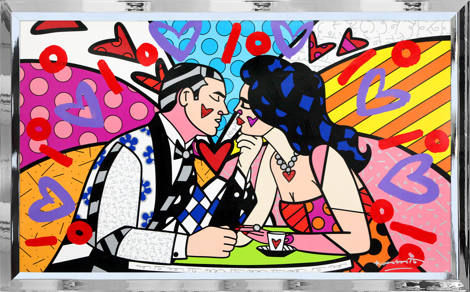 Dinner Date - Mixed Media Original