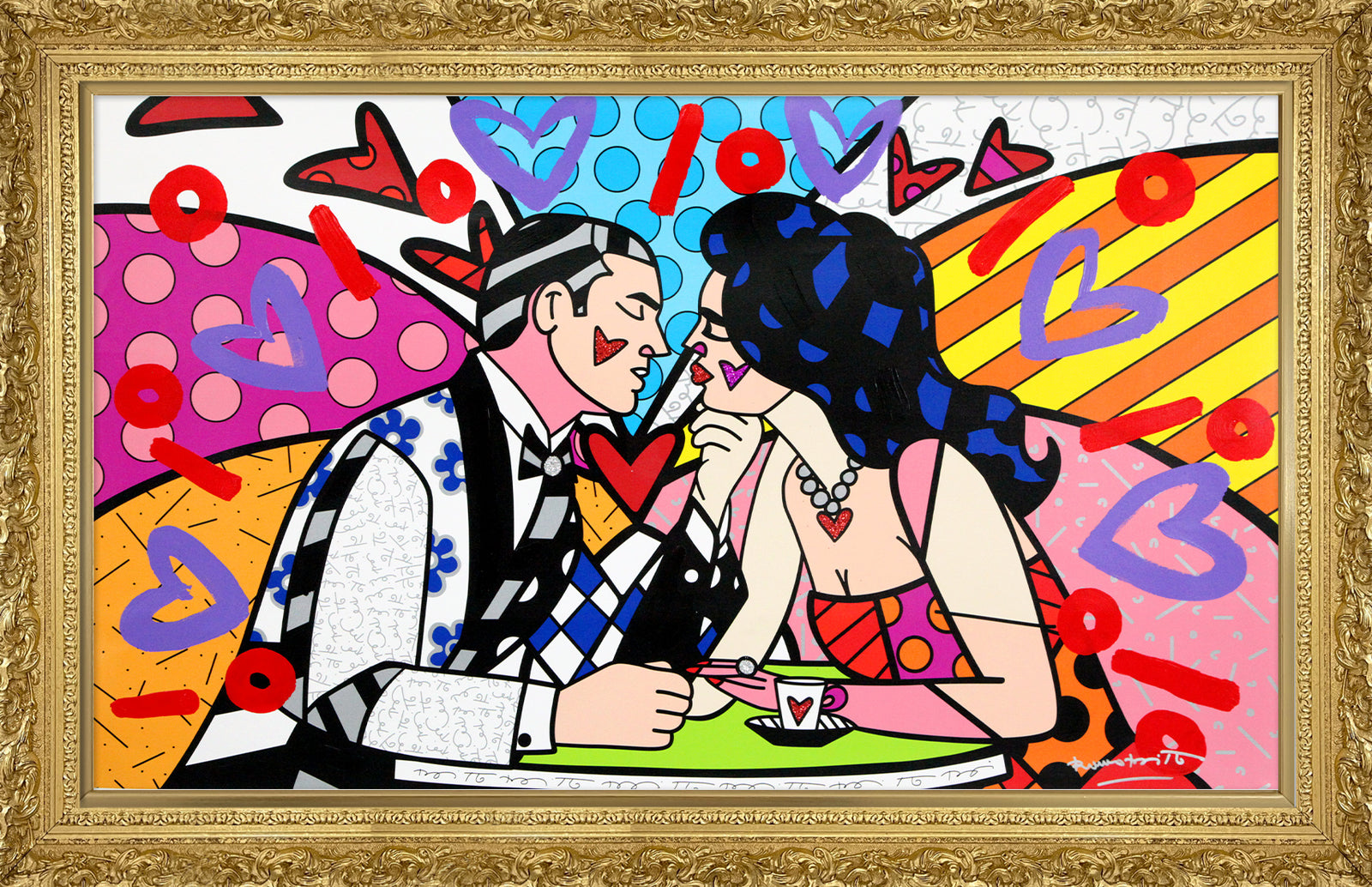 Dinner Date - Mixed Media Original