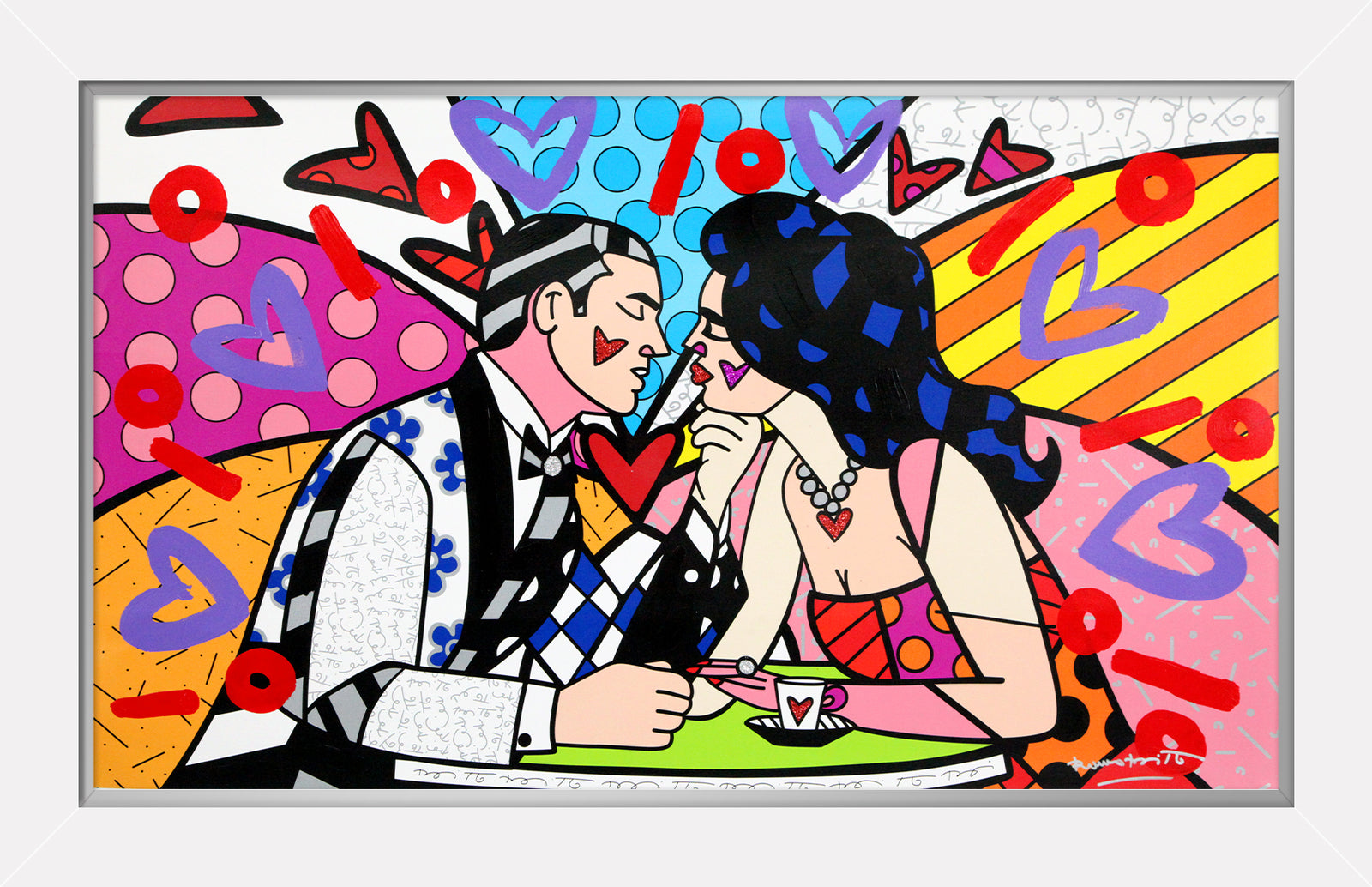 Dinner Date - Mixed Media Original