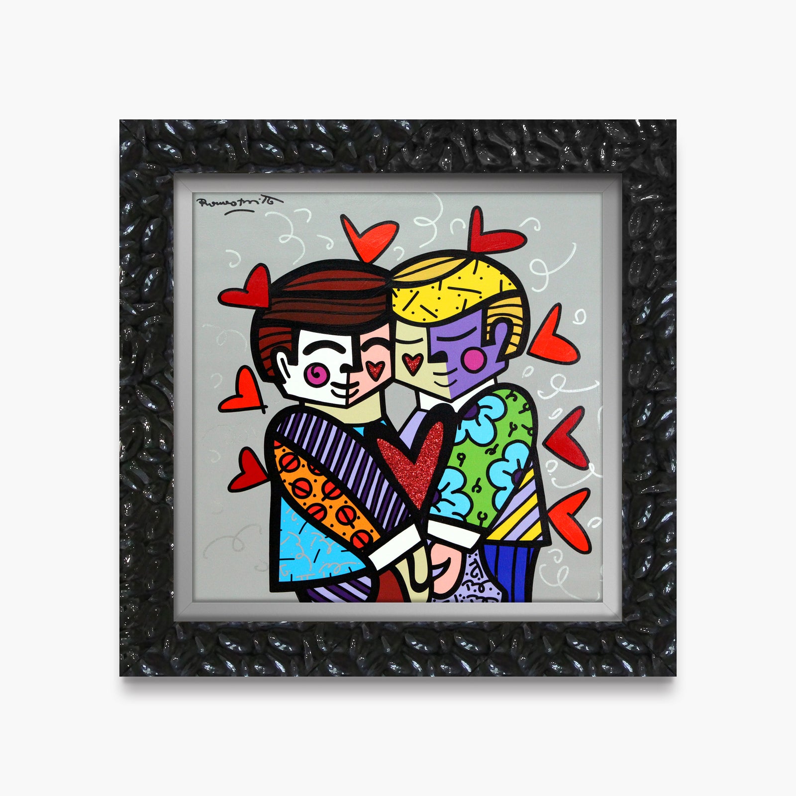 Best Friends - Mixed Media Original