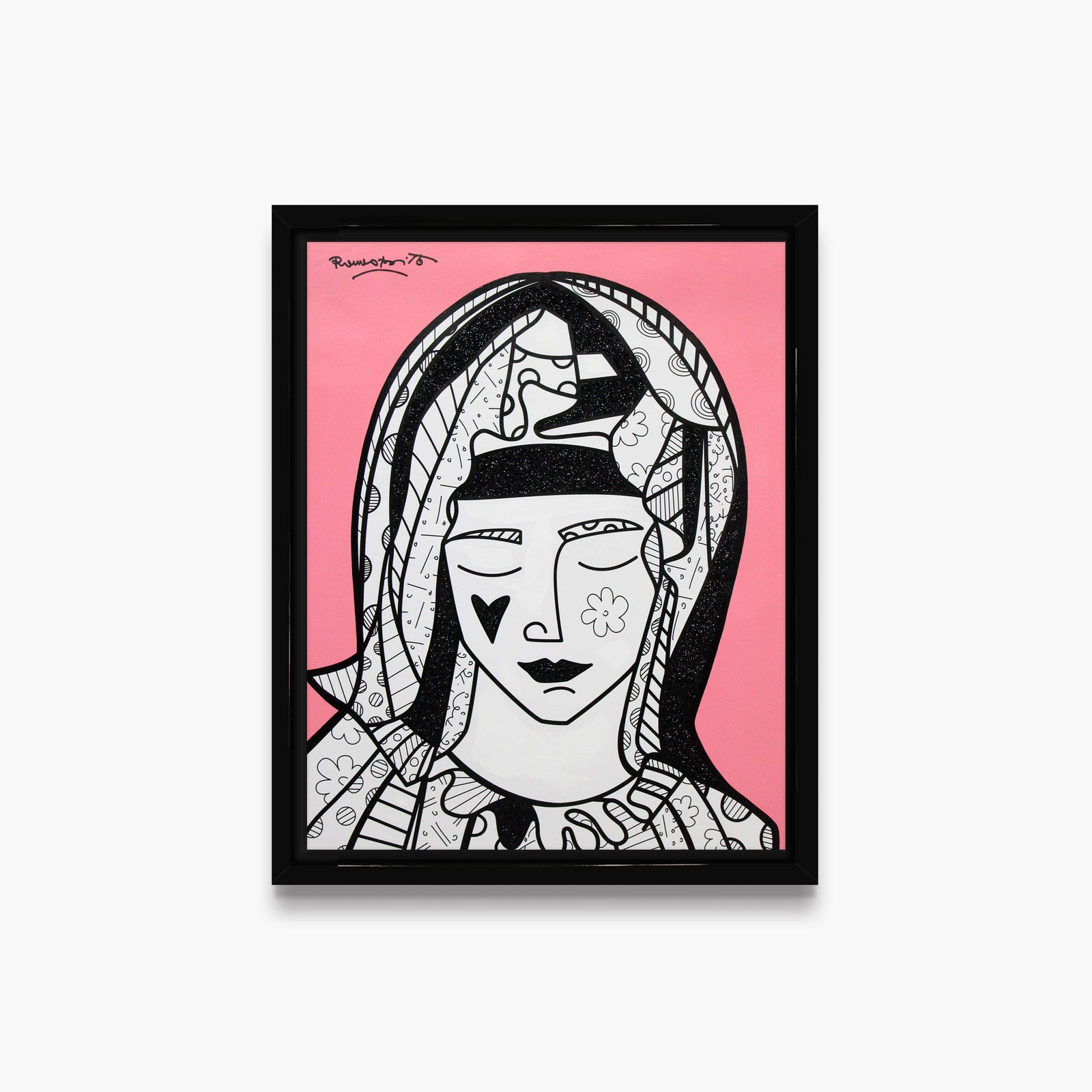 Mother In Pink - Mixed Media Original