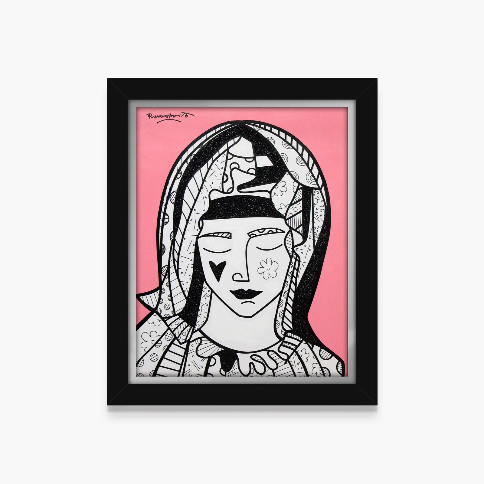 Mother In Pink - Mixed Media Original