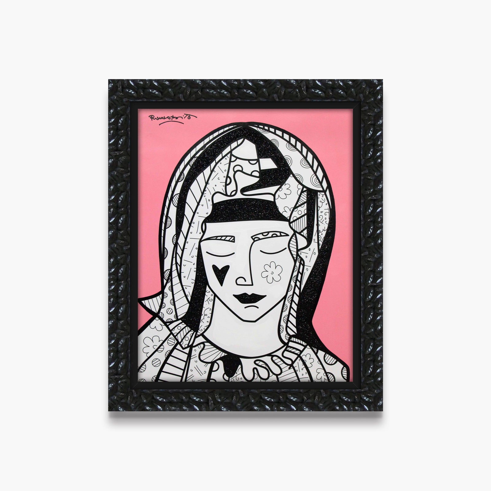 Mother In Pink - Mixed Media Original