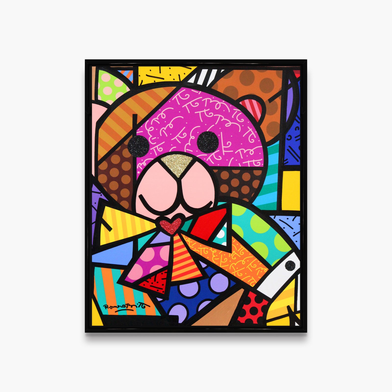 Teddy Bear - Mixed Media Original