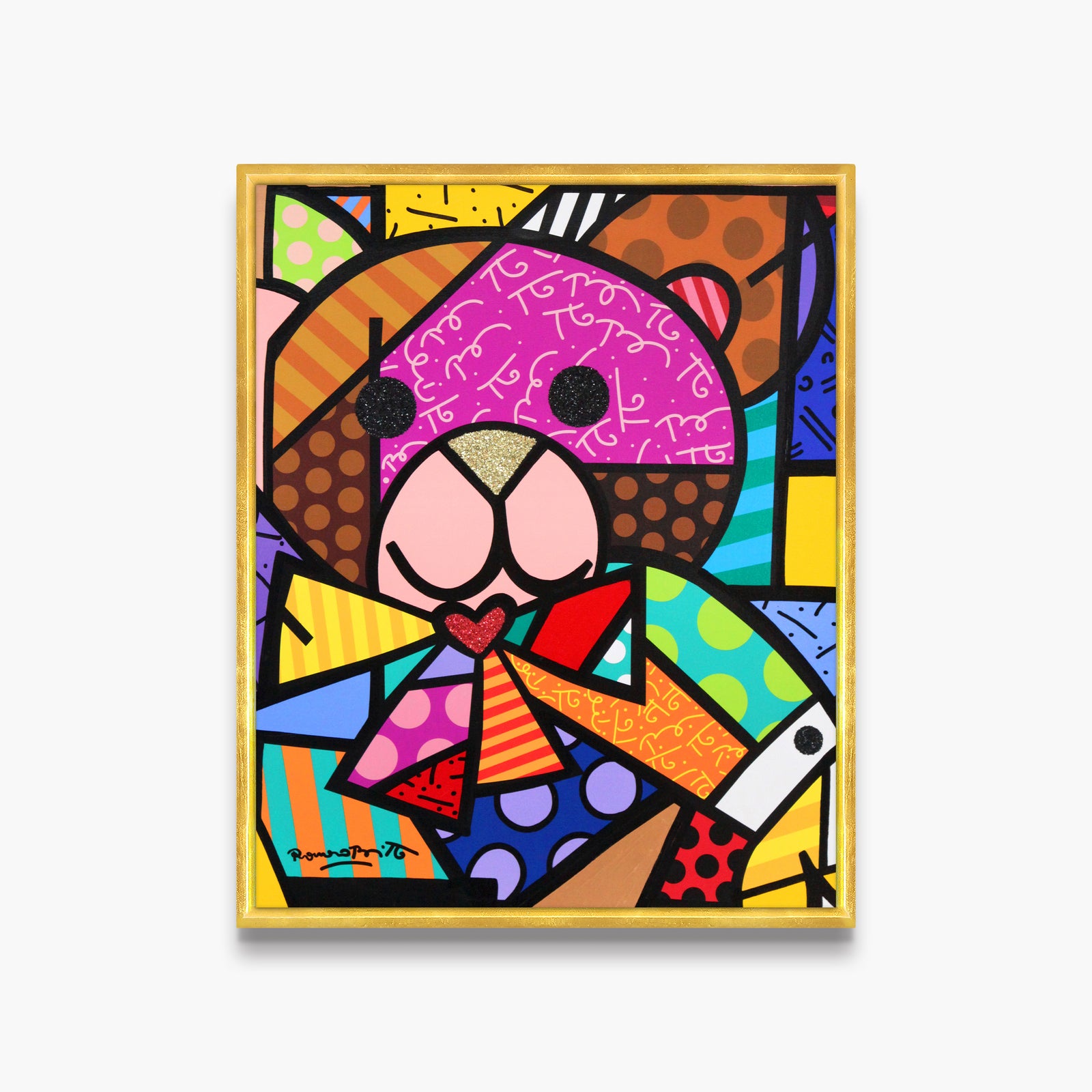 Teddy Bear - Mixed Media Original