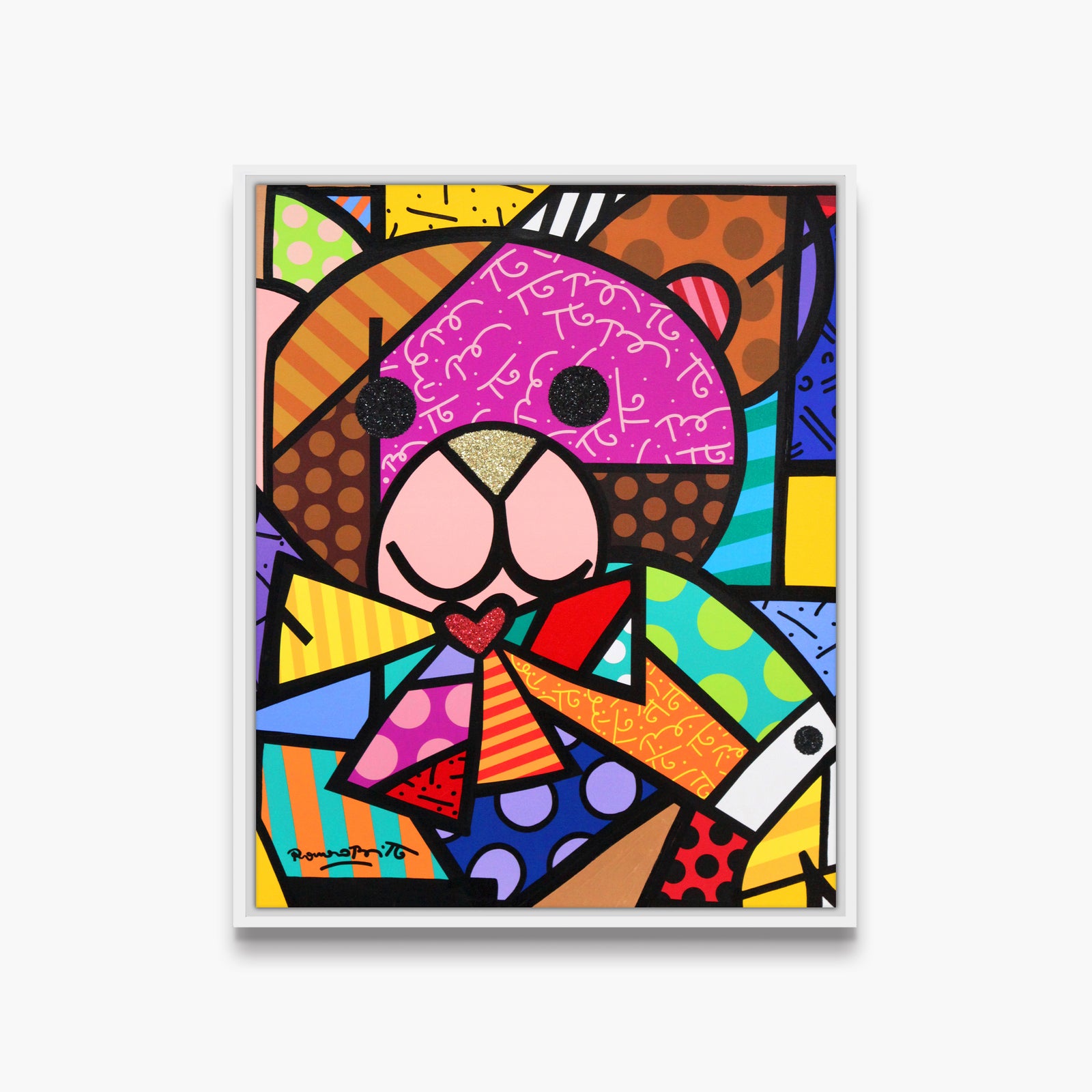 Teddy Bear - Mixed Media Original