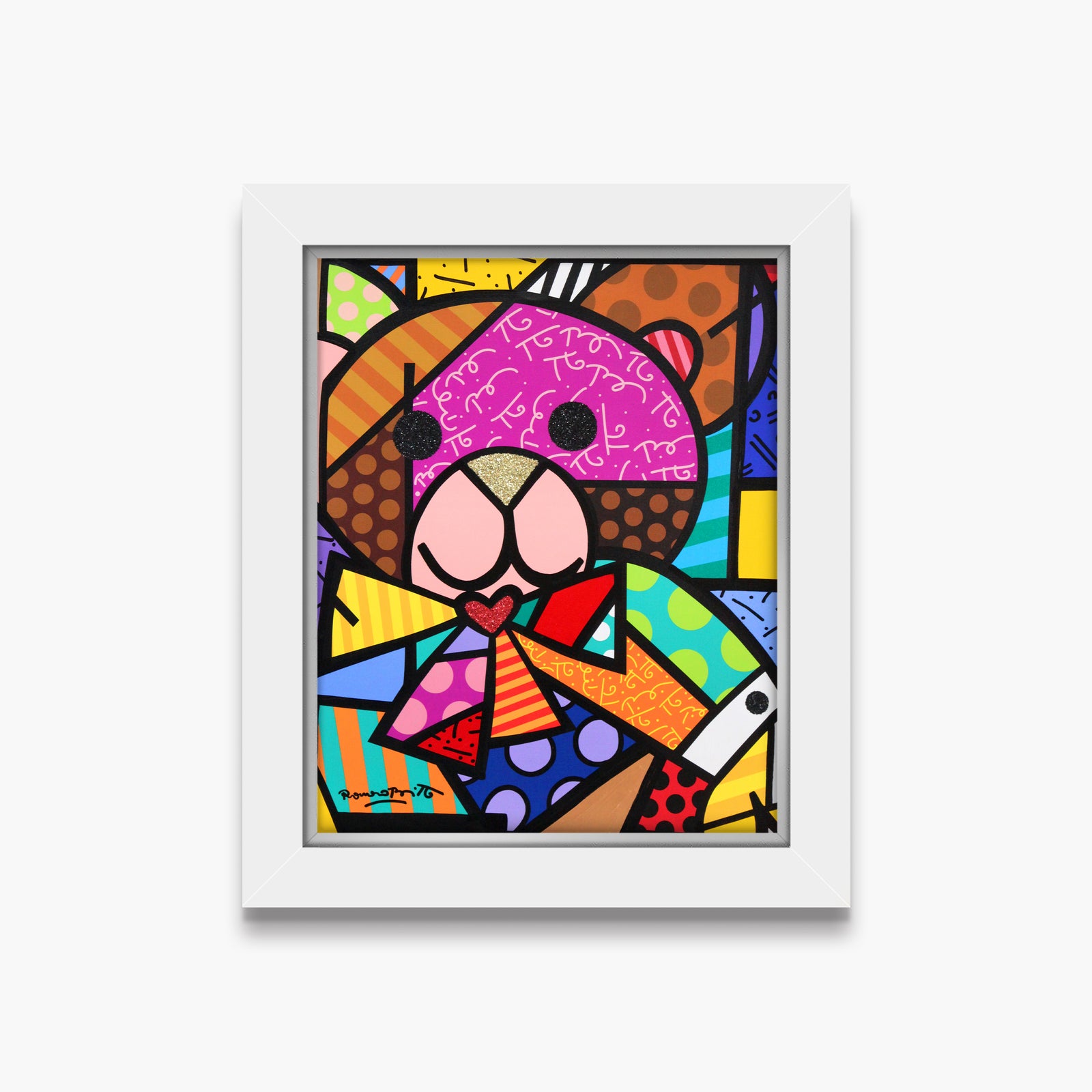 Teddy Bear - Mixed Media Original