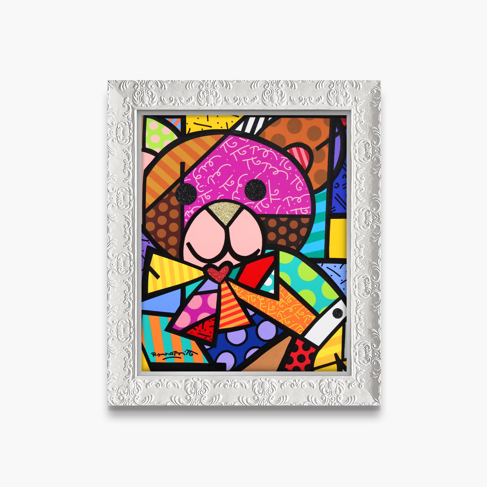 Teddy Bear - Mixed Media Original