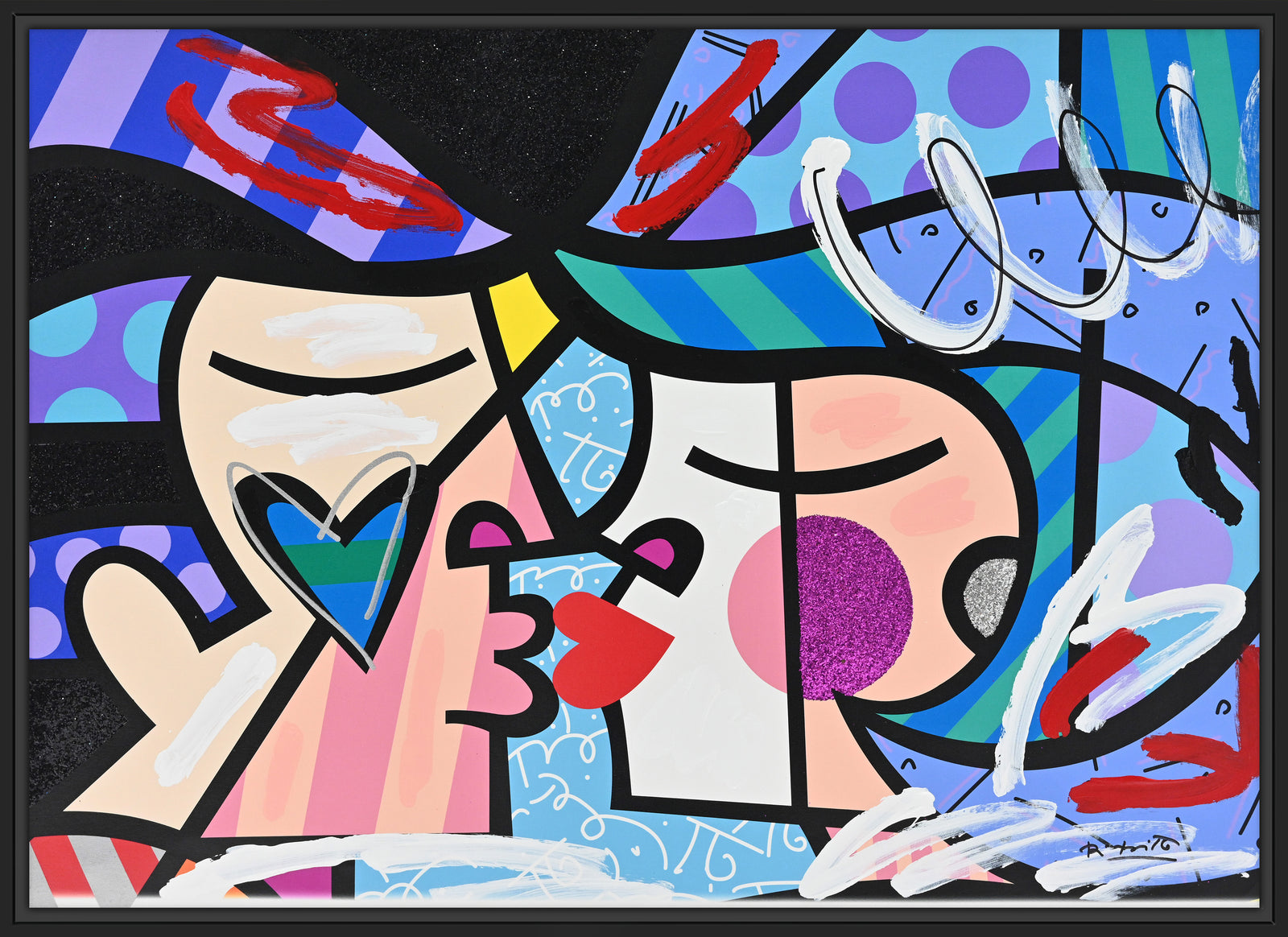 Love Circle Love - Mixed Media Original