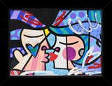 LOVE CIRCLE LOVE   -  Mixed Media Original