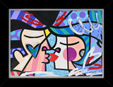 LOVE CIRCLE LOVE   -  Mixed Media Original