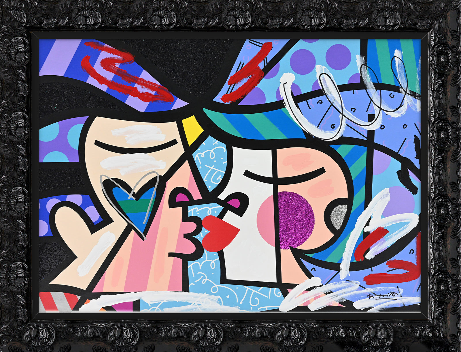 Love Circle Love - Mixed Media Original