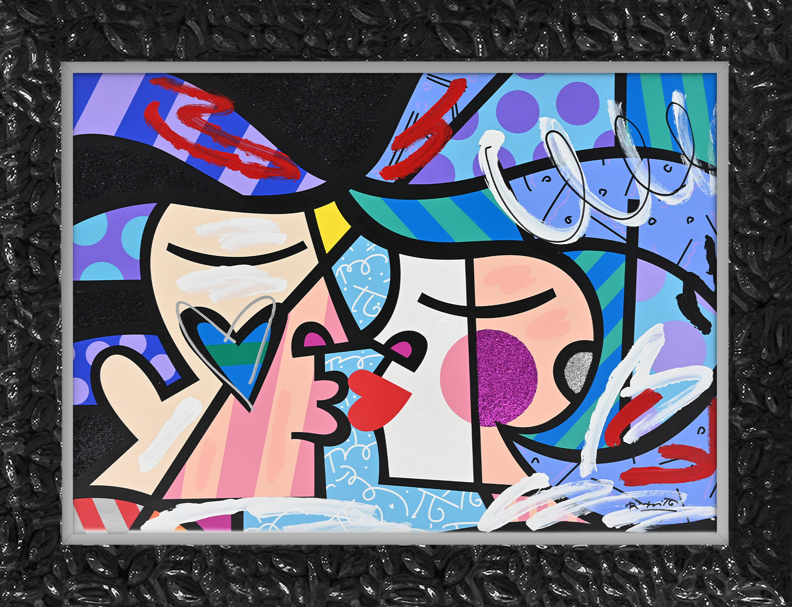 Love Circle Love - Mixed Media Original