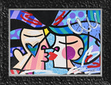 LOVE CIRCLE LOVE   -  Mixed Media Original