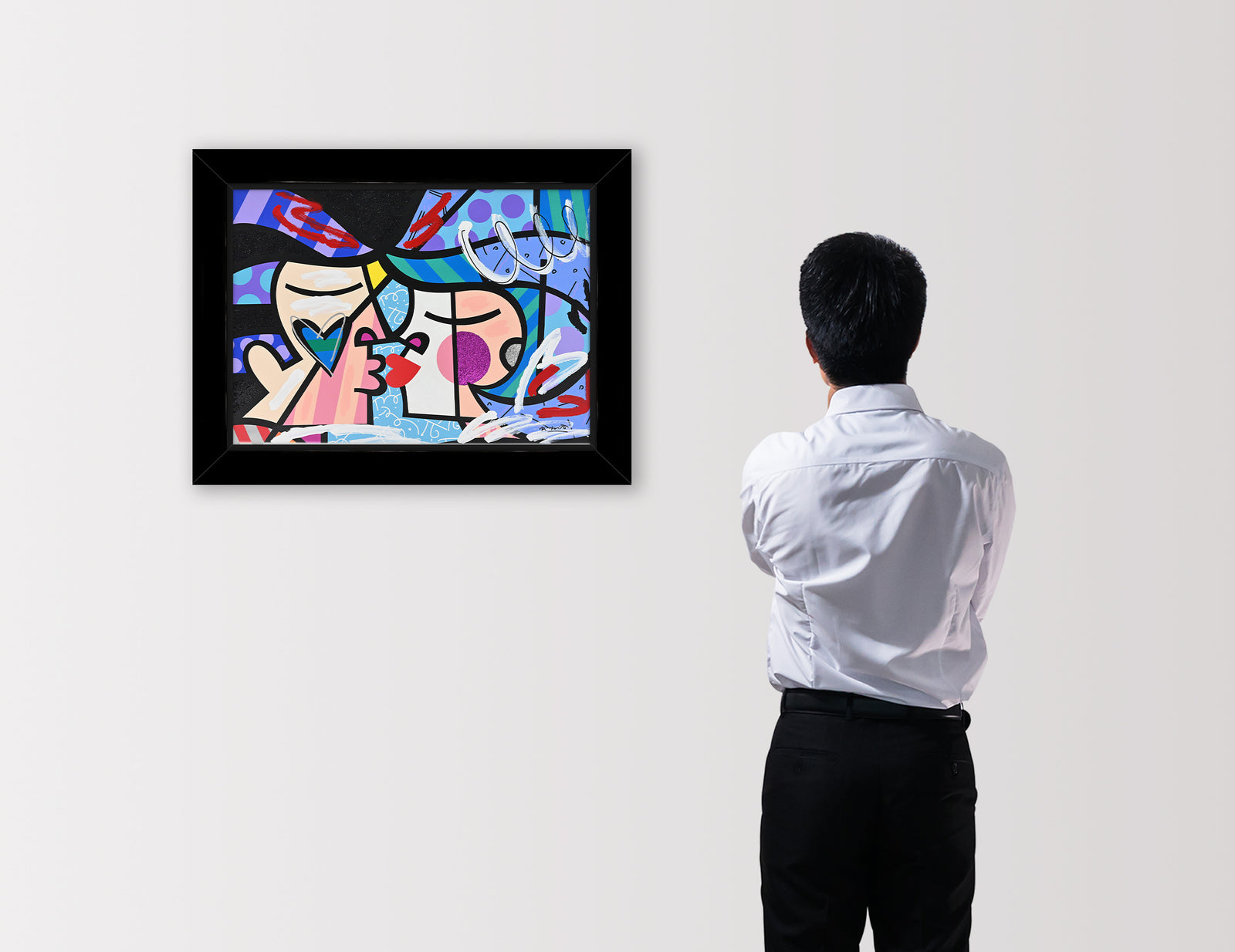 Love Circle Love - Mixed Media Original