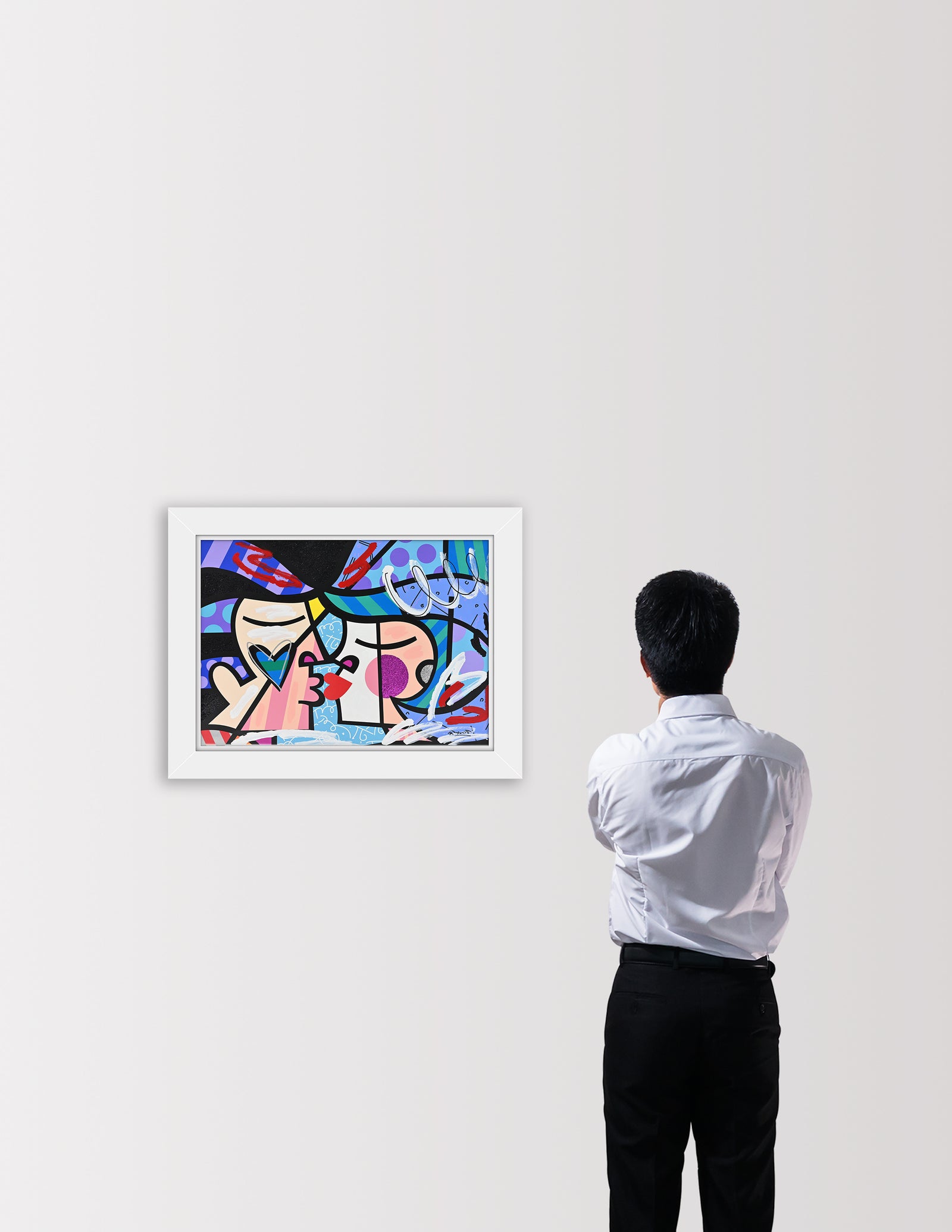 Love Circle Love - Mixed Media Original