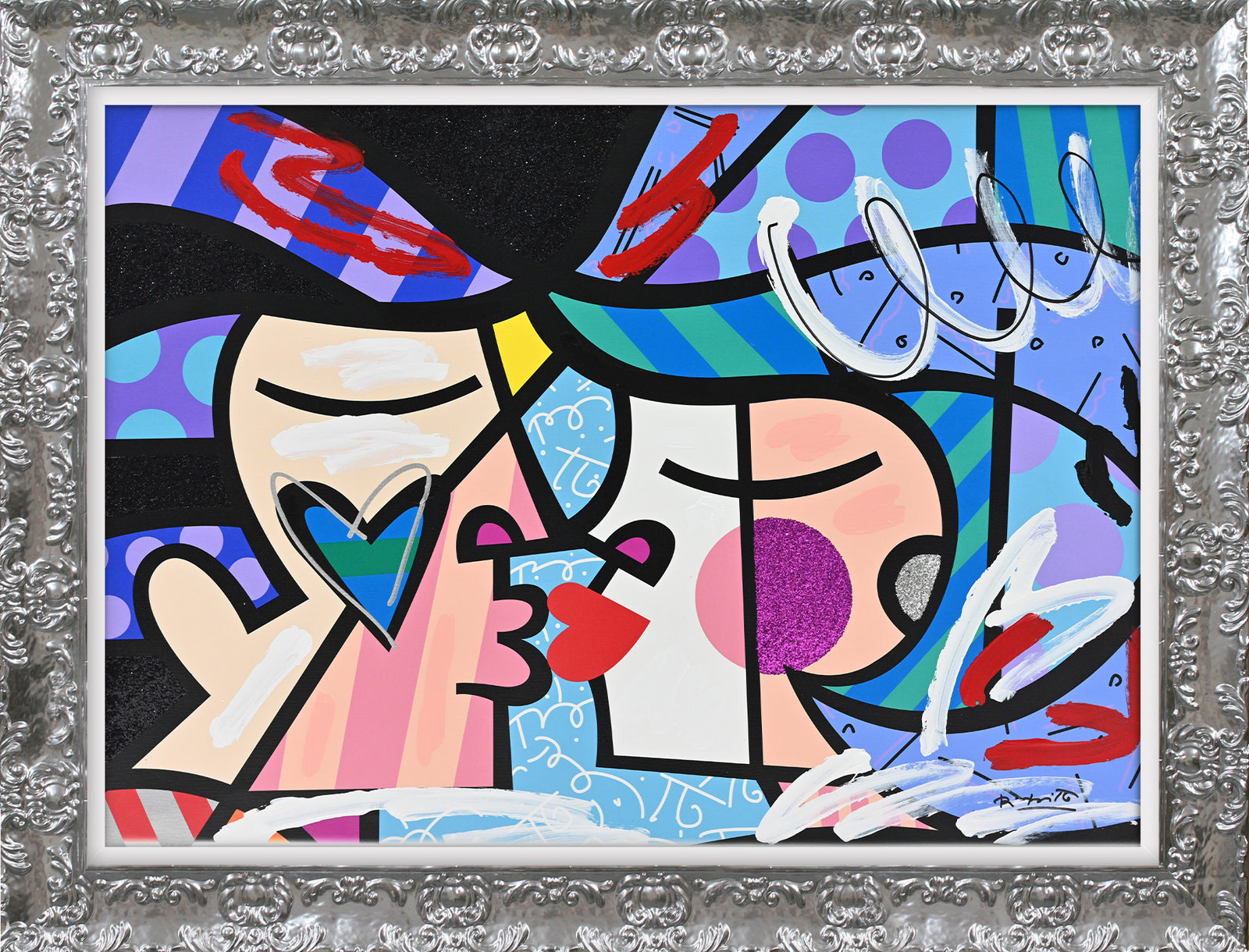 Love Circle Love - Mixed Media Original