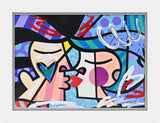 LOVE CIRCLE LOVE   -  Mixed Media Original