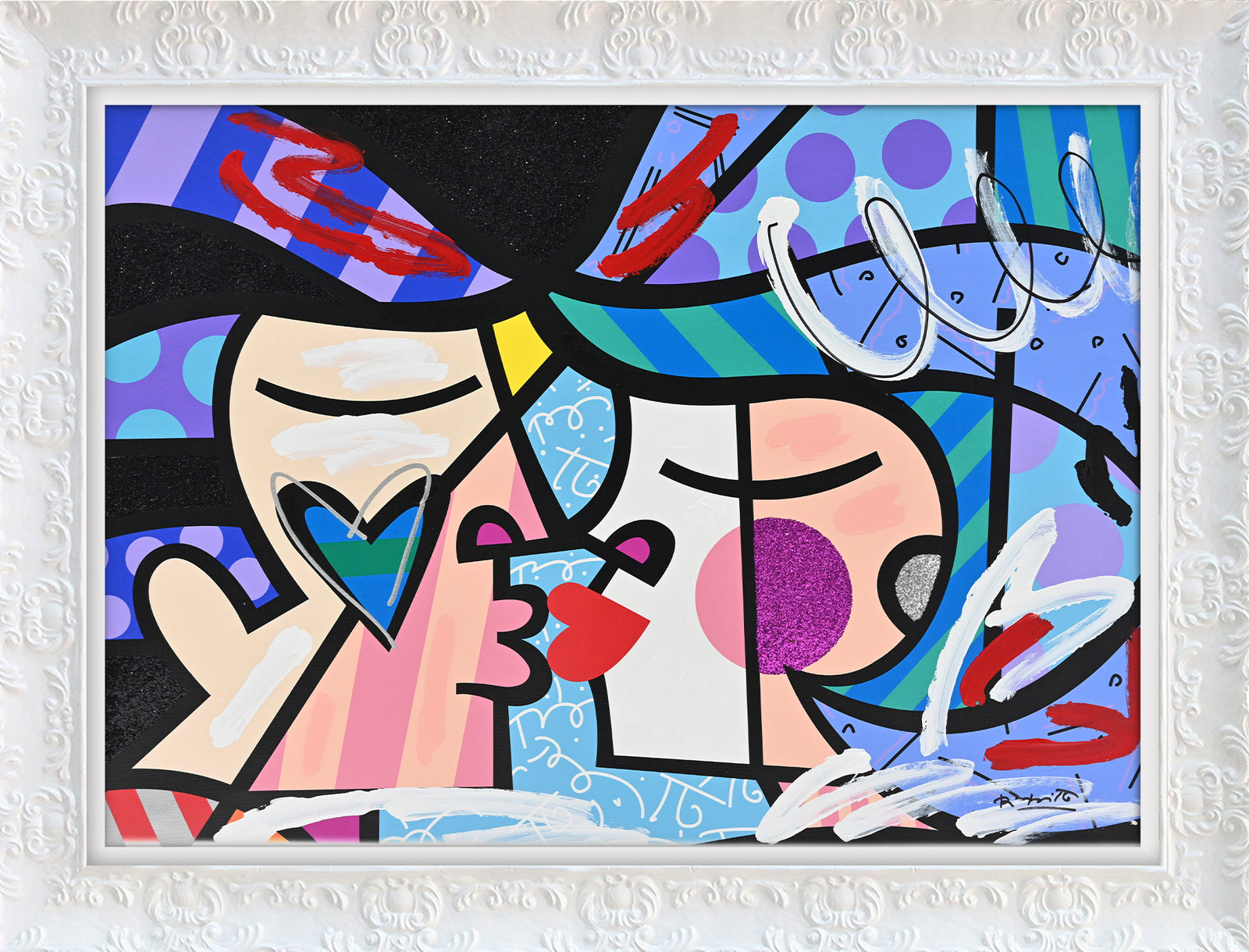 Love Circle Love - Mixed Media Original