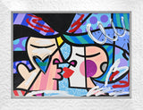 LOVE CIRCLE LOVE   -  Mixed Media Original