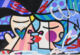 LOVE CIRCLE LOVE   -  Mixed Media Original