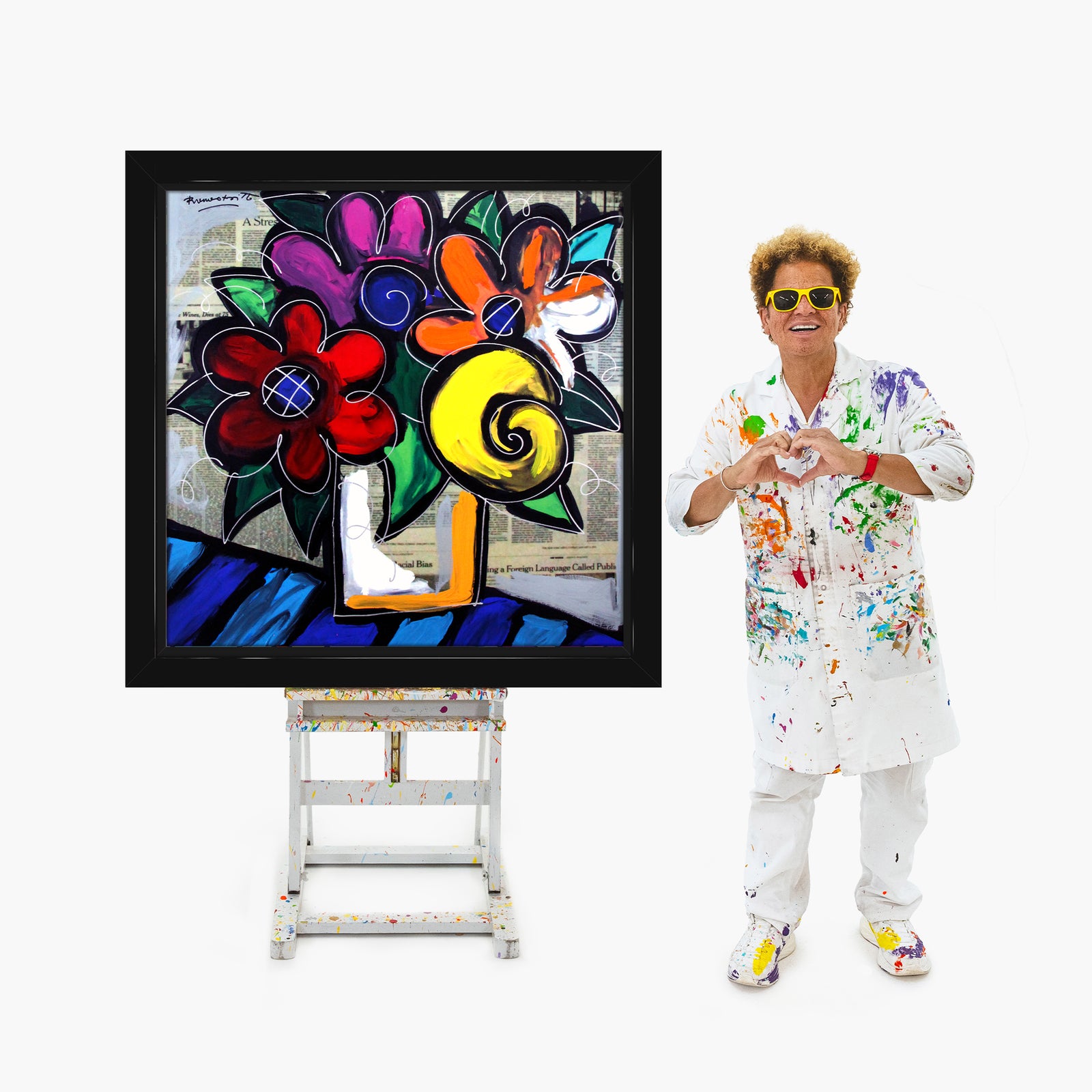 Lourdes Britto - Mixed Media Original