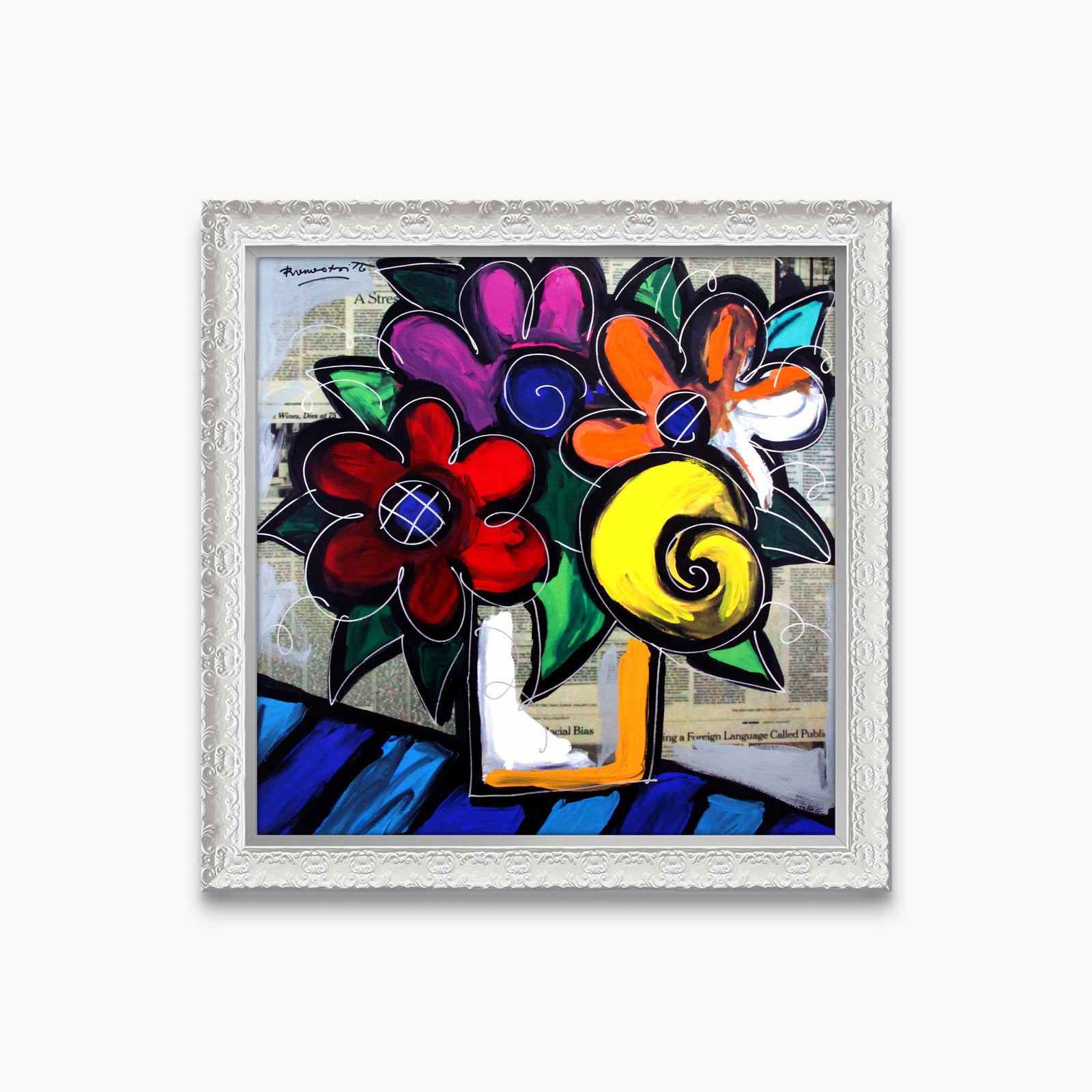 Lourdes Britto - Mixed Media Original