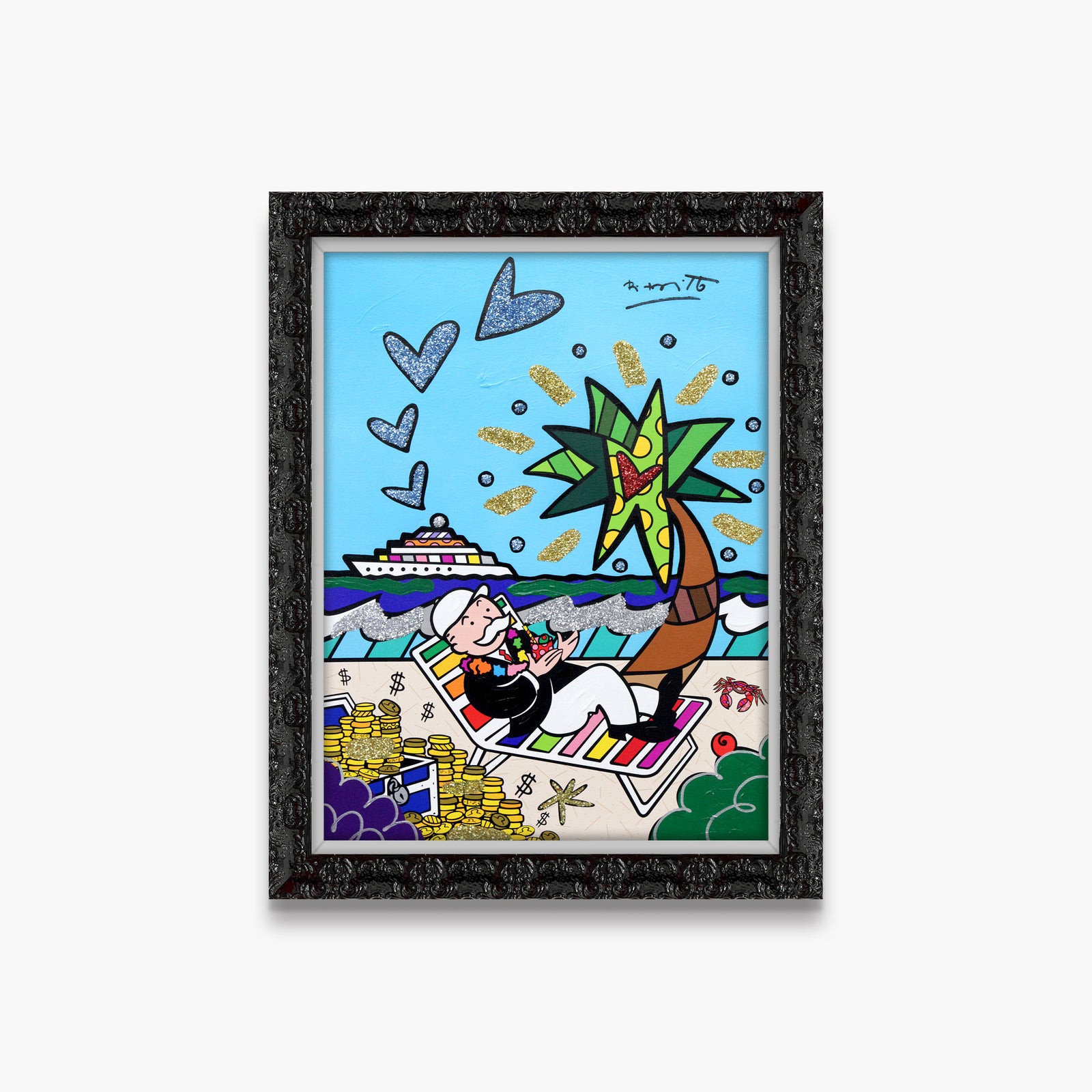Mr. Monopoly (Monopoly By Britto) - Mixed Media Original
