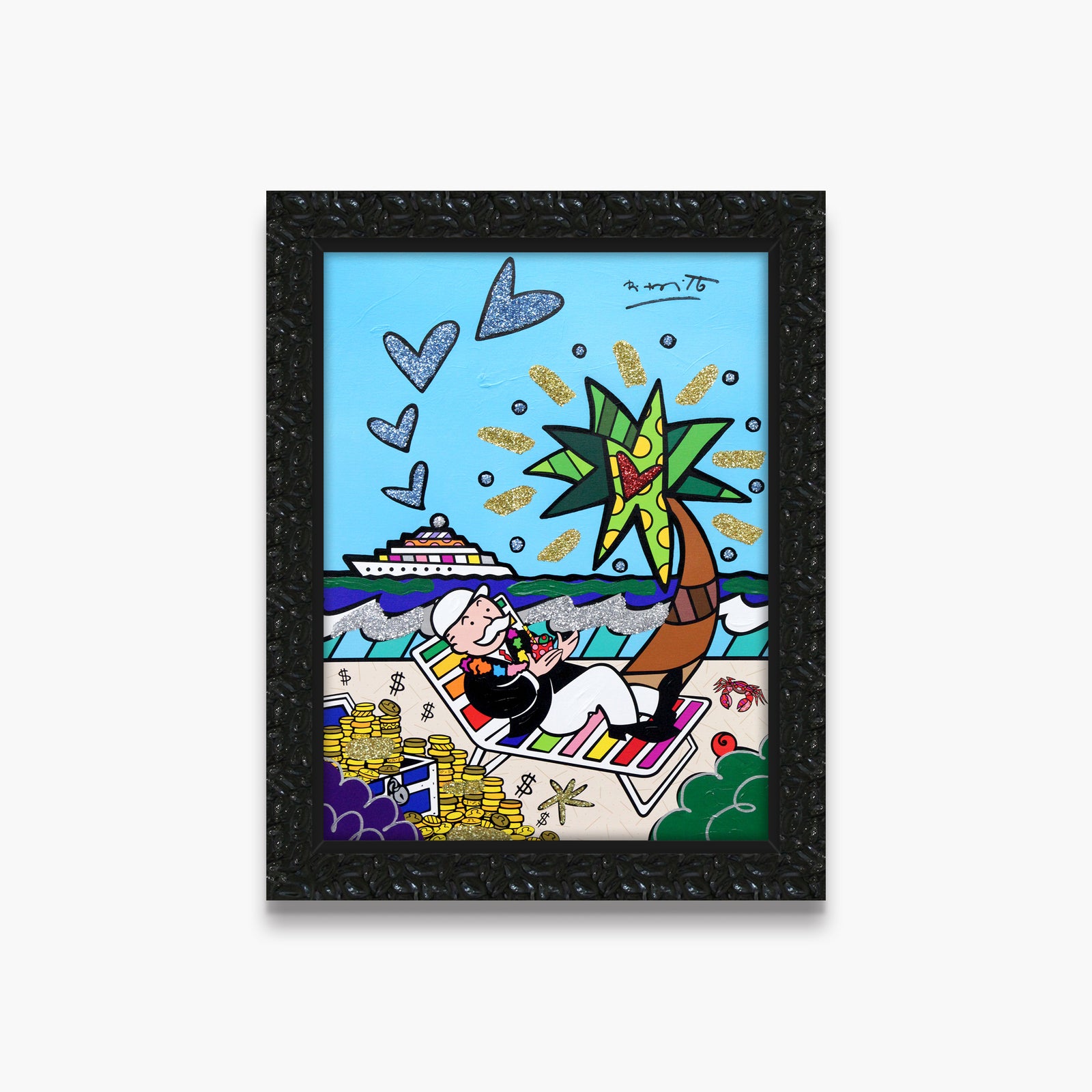 Mr. Monopoly (Monopoly By Britto) - Mixed Media Original