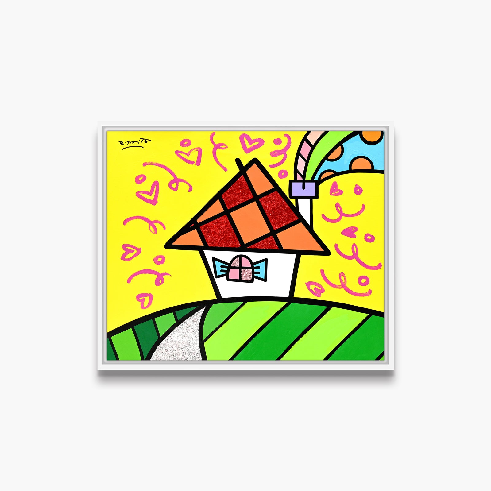 Up The Hill - Mixed Media Original