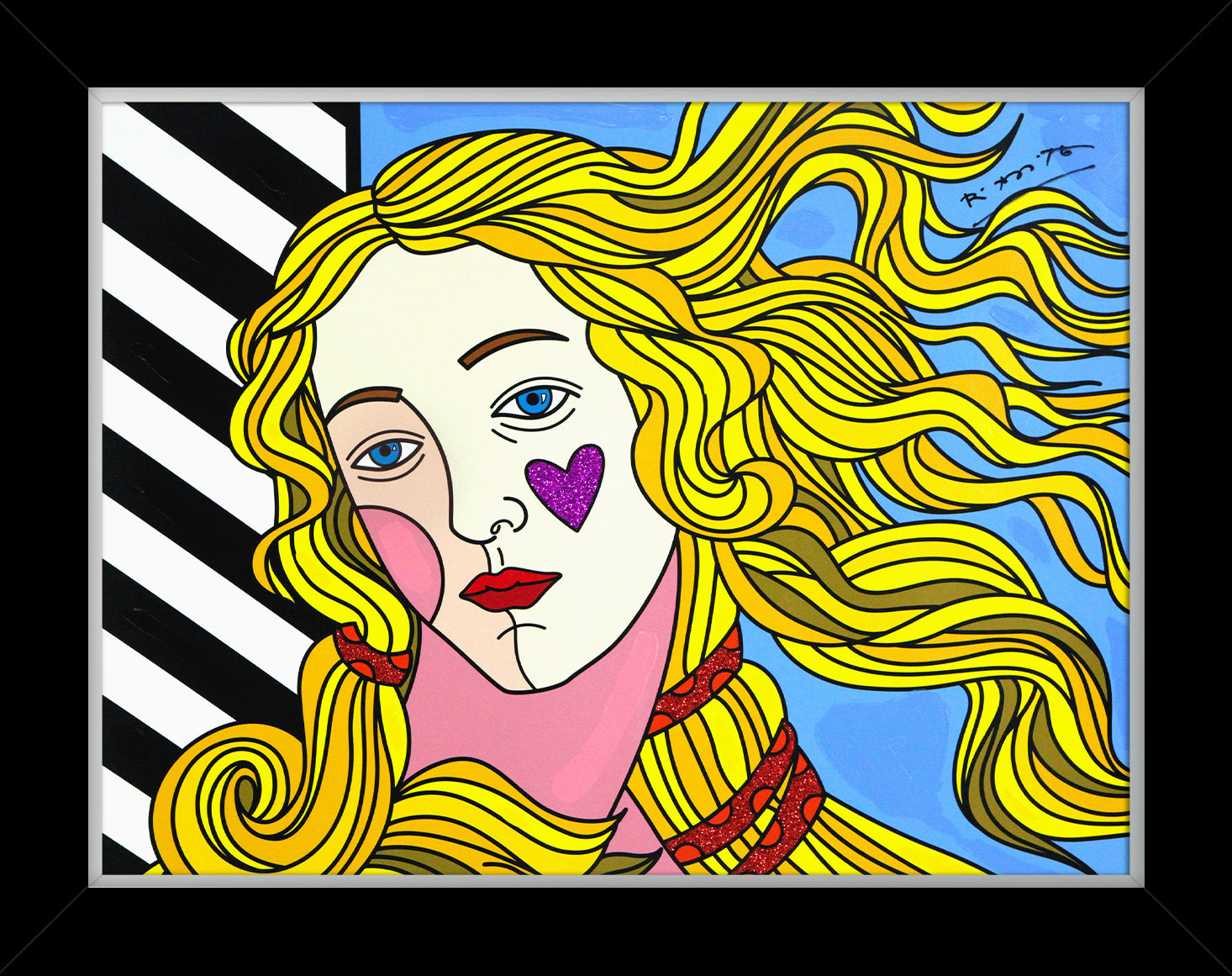 Venus Black & White - Mixed Media Original