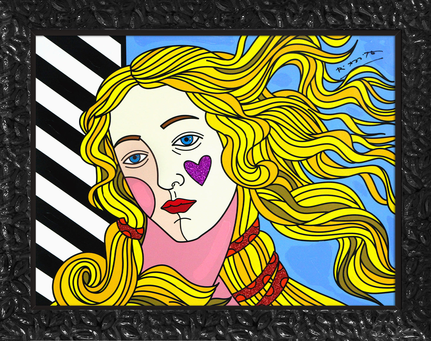 Venus Black & White - Mixed Media Original