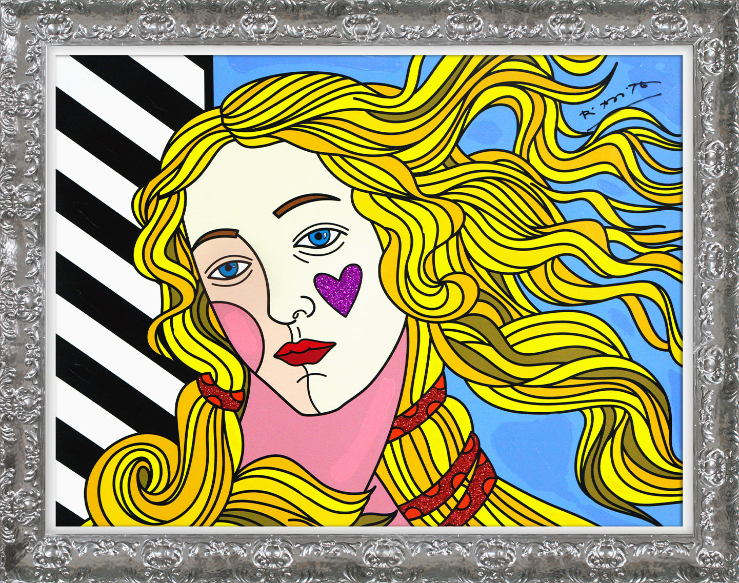 Venus Black & White - Mixed Media Original