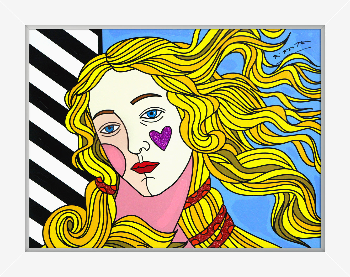 Venus Black & White - Mixed Media Original