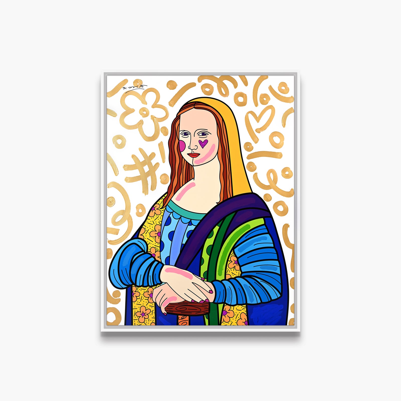 Mona Lisa - Mixed Media Original