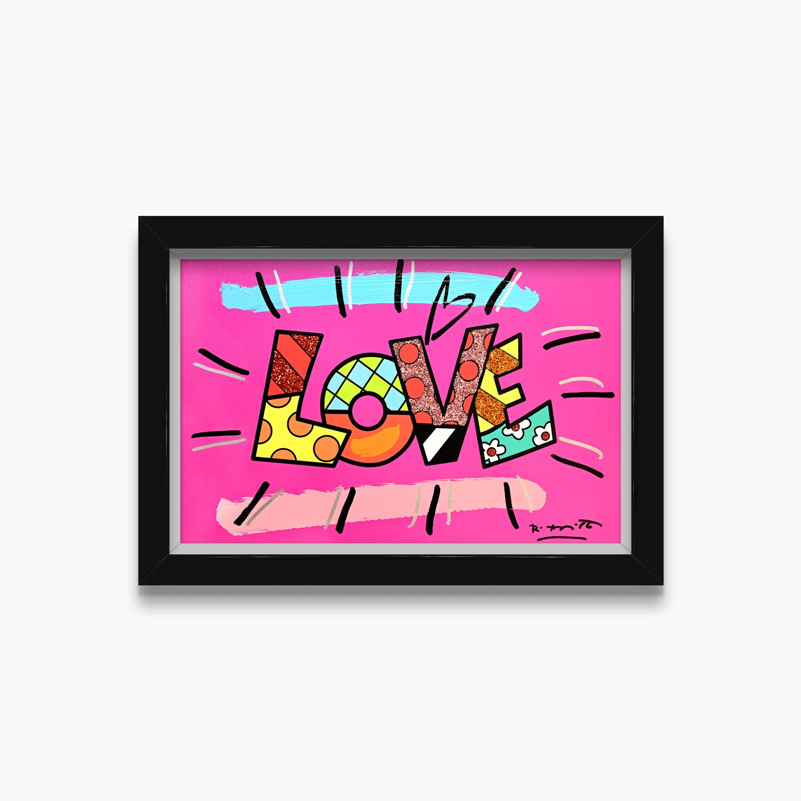 Love (Word) - Mixed Media Original