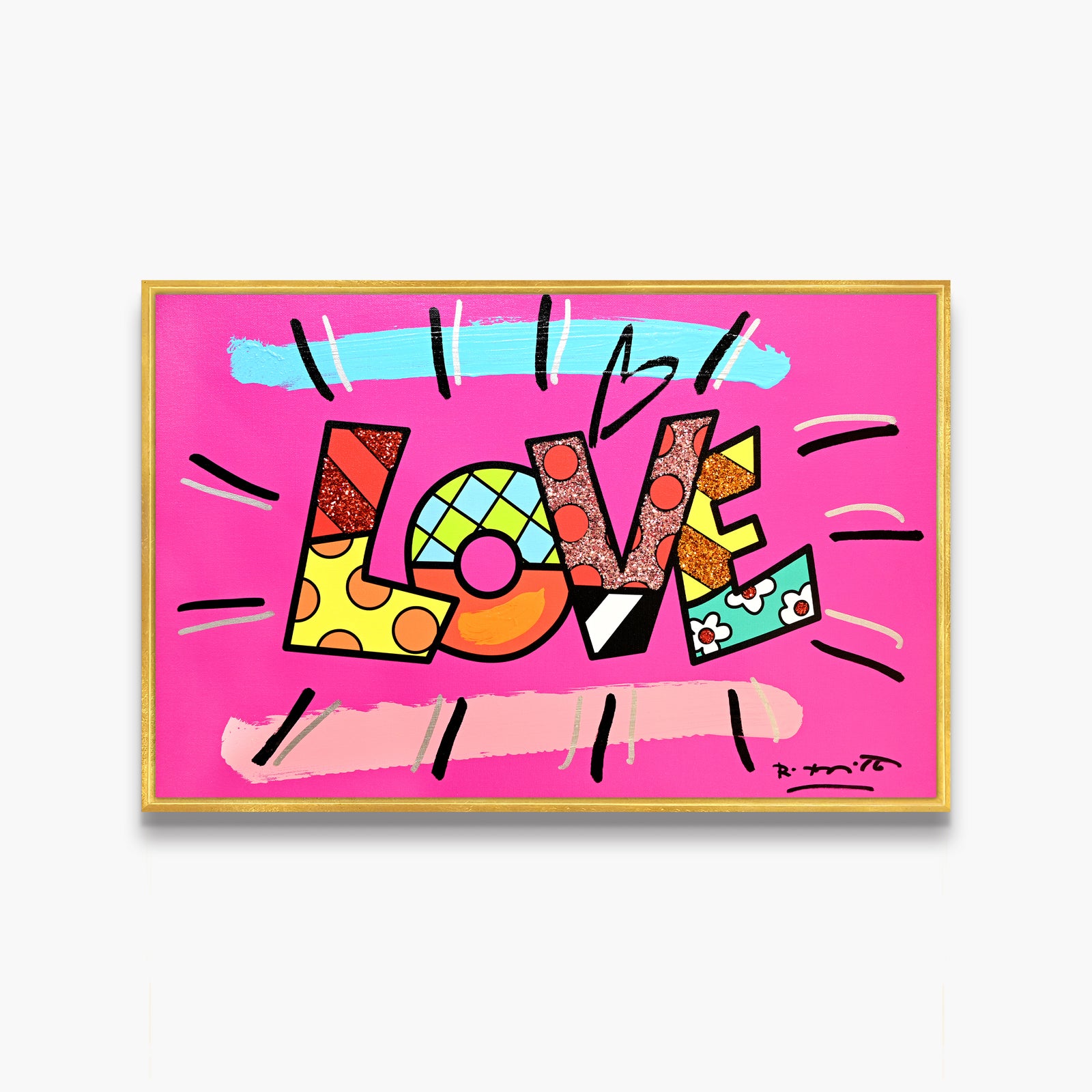 Love (Word) - Mixed Media Original