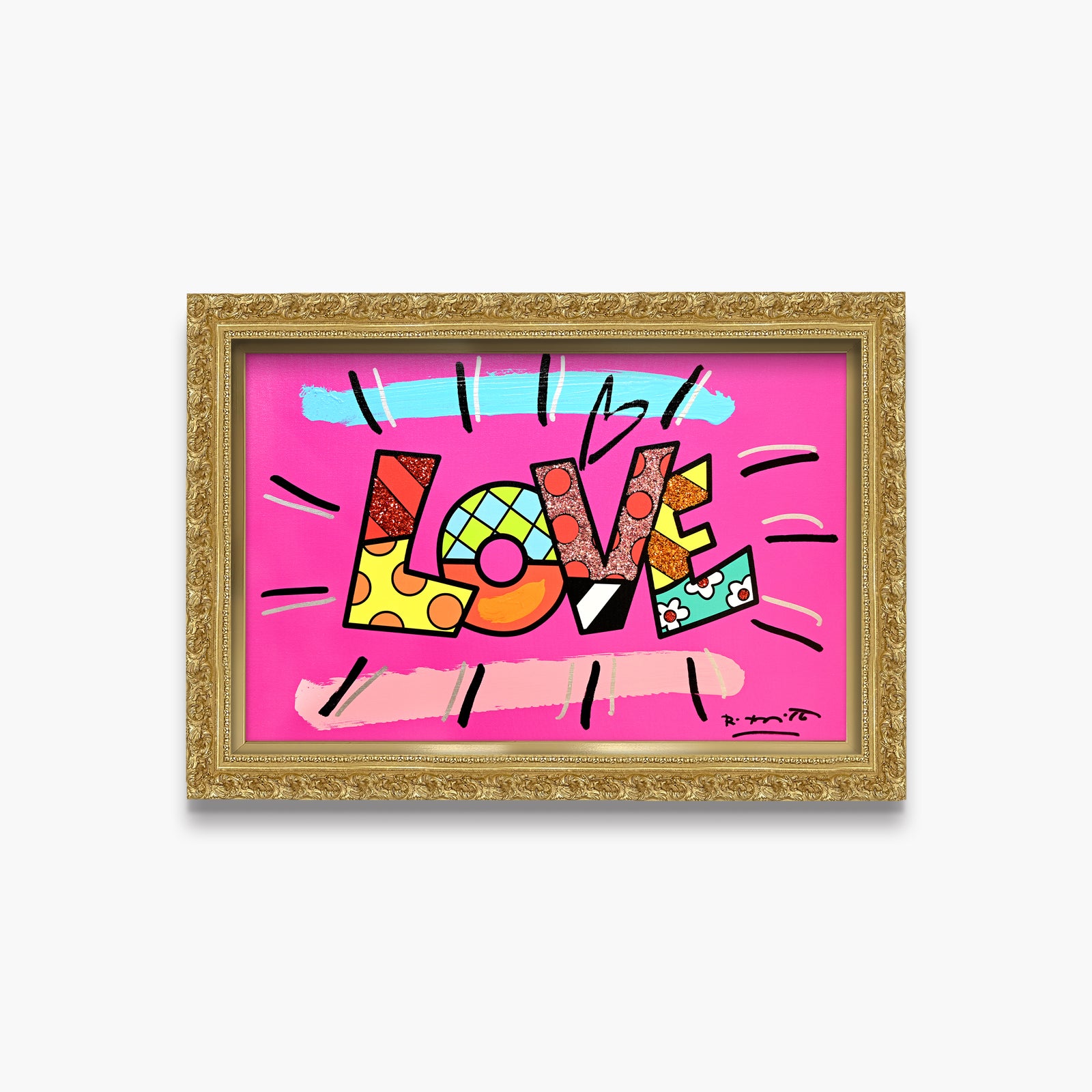 Love (Word) - Mixed Media Original