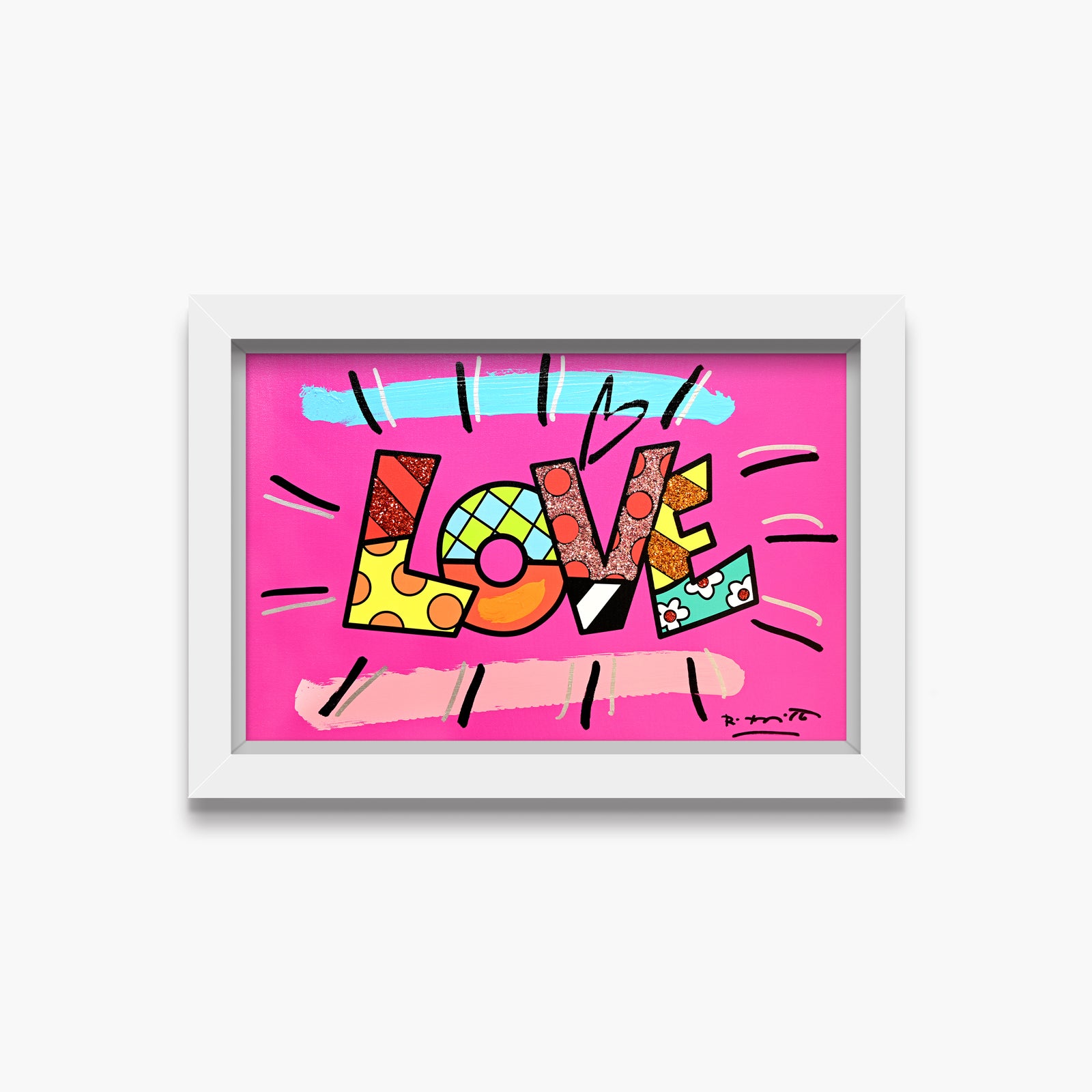 Love (Word) - Mixed Media Original