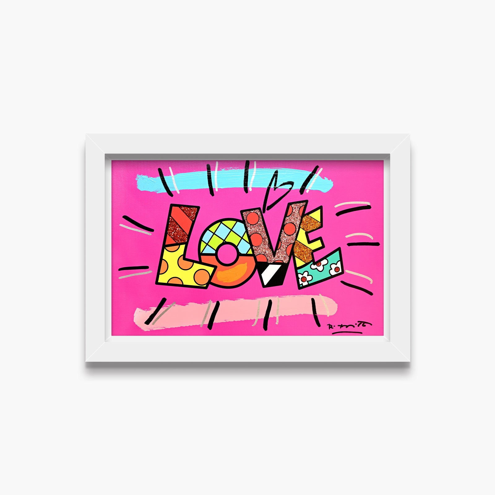 Love (Word) - Mixed Media Original