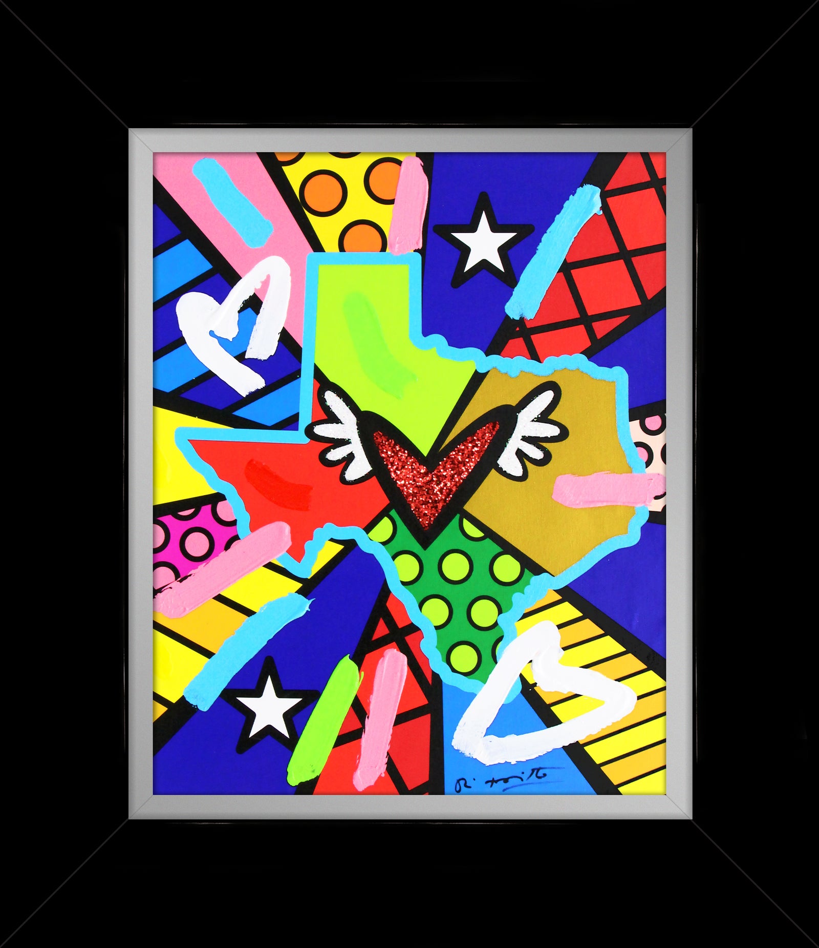 Love Texas - Mixed Media Original