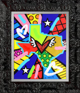 LOVE TEXAS -  Mixed Media Original