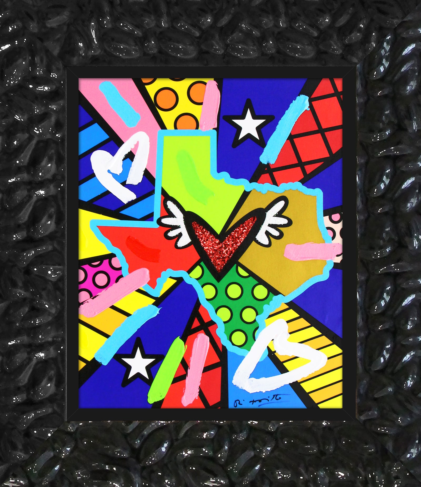 Love Texas - Mixed Media Original