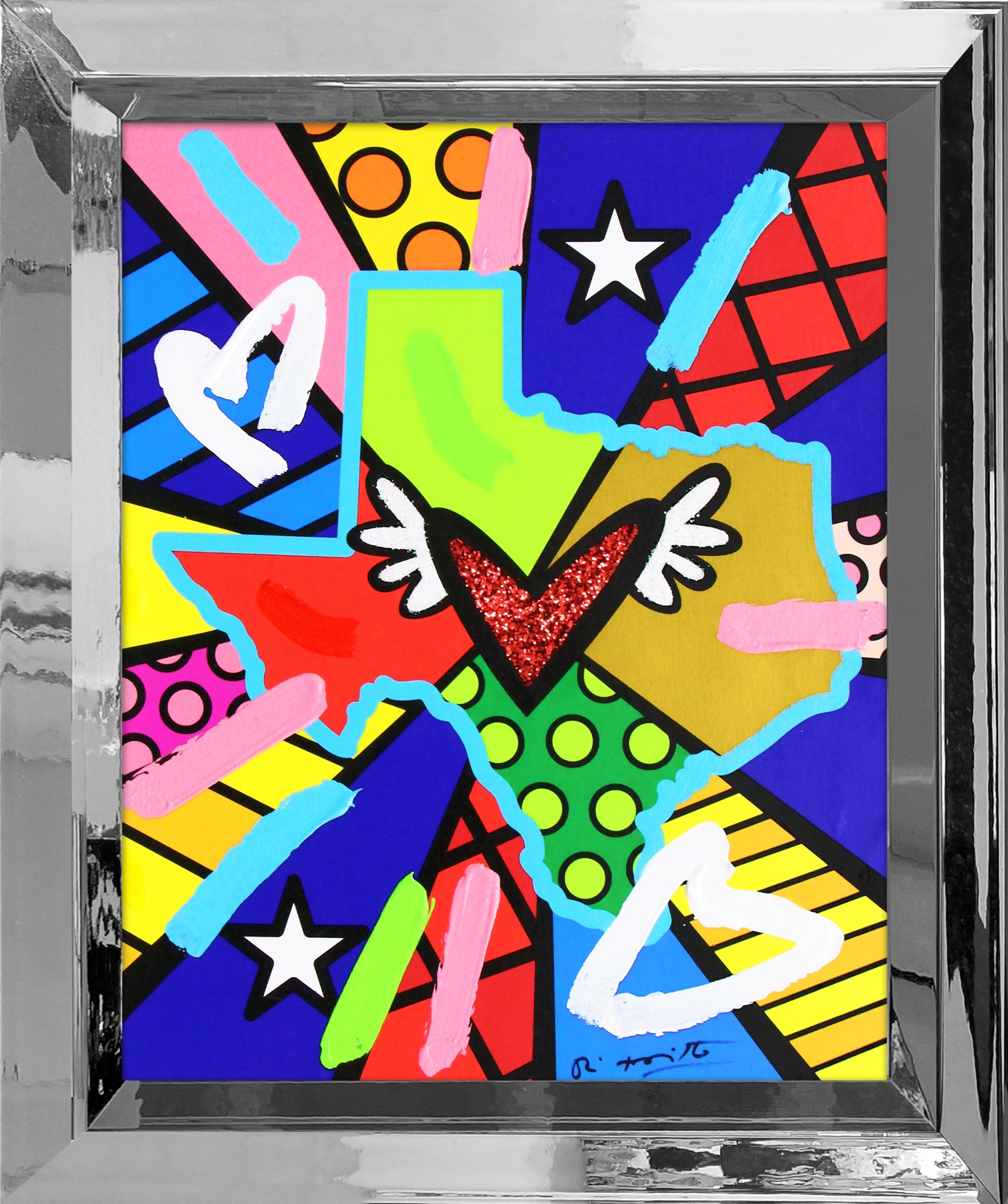 Love Texas - Mixed Media Original