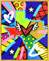 LOVE TEXAS -  Mixed Media Original