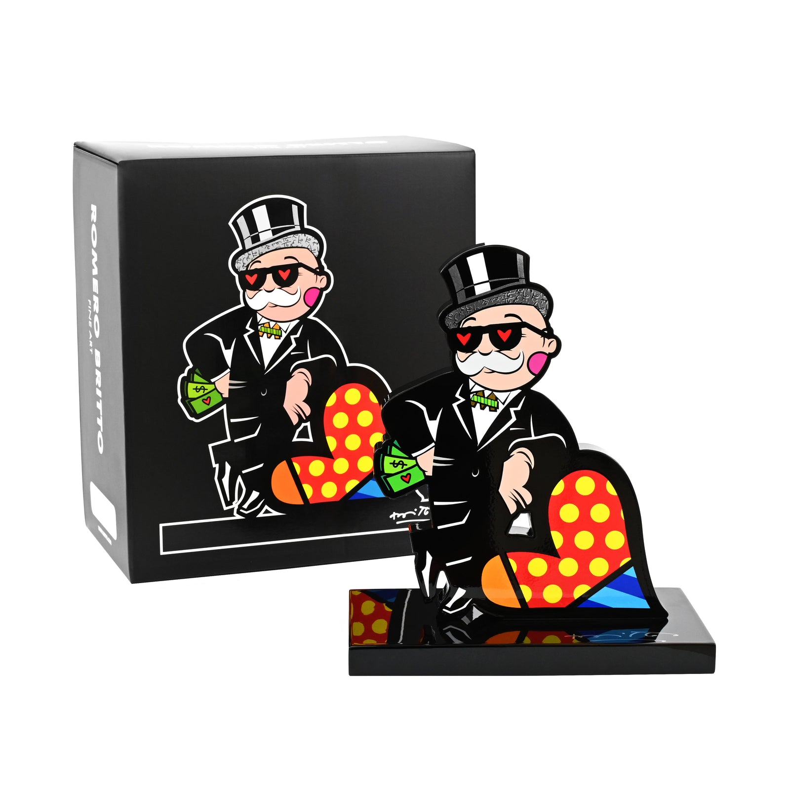 Mr. Monopoly (Black Base) - Limited Edition Sculpture