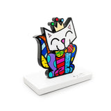 CAT (White Base) - Limited Edition Sculpture
