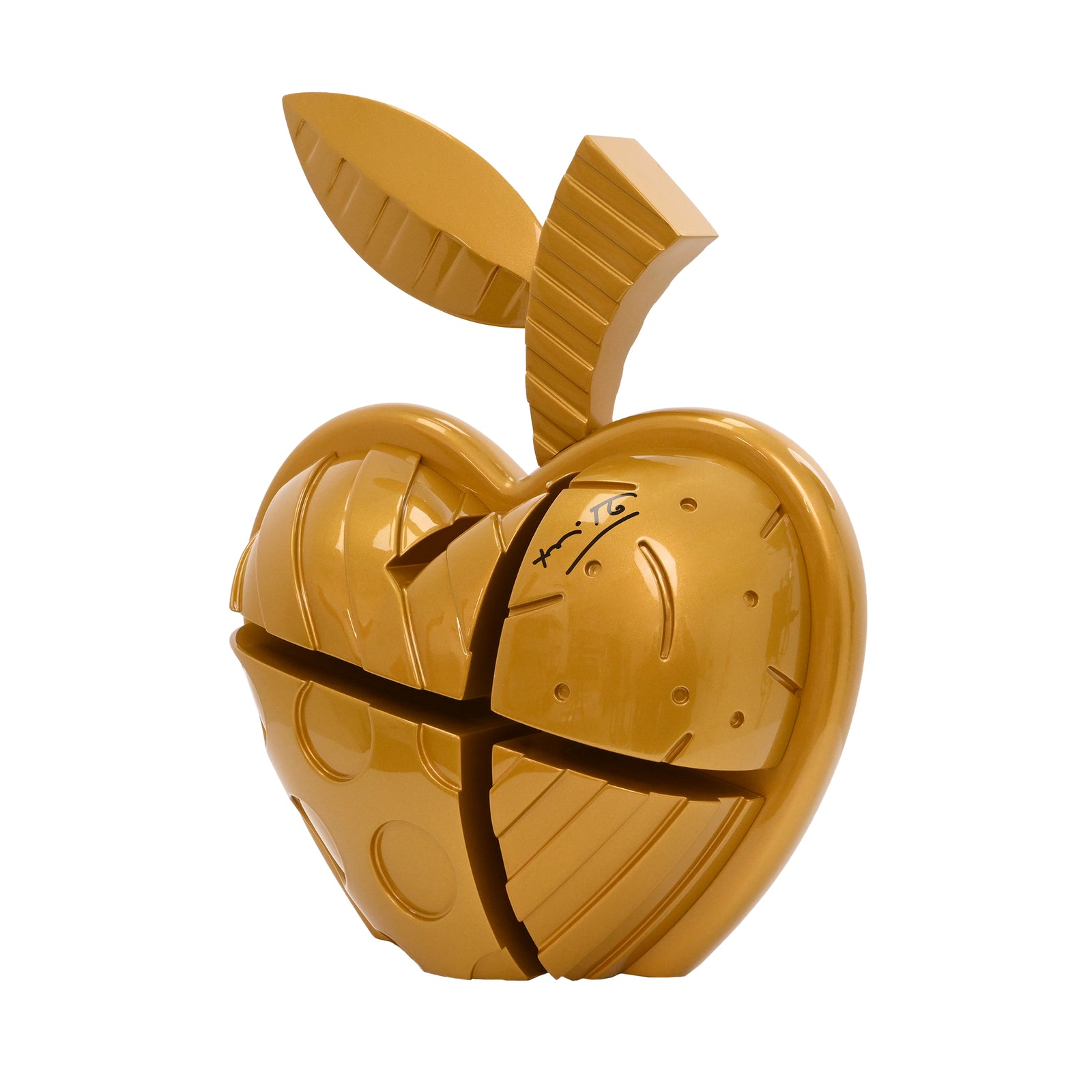 Apple (Gold) - Limited Edition Sculpture